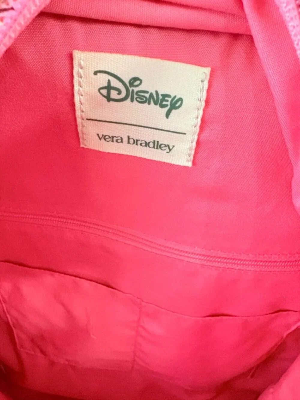 Vera Bradley Disney Ariel's Pink Lagoon Large Backpack NWT